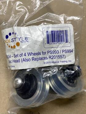 K904-002bu Poolstyle 4/set Wheels F/ Ps993 Ps994 Vac Head