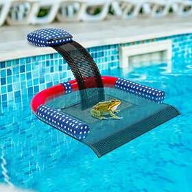 Pvqwt-002 Poolvio Animal Saving Escape Ramp With Pool Surface Skimmer Catcher Floating