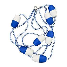 Poolzilla 021261917272 18ft Swimming Pool Safety Rope And Float Kit Pre-assembled Shallow