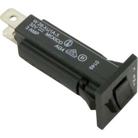 75f009 Potter & Brumfield And Circuit Breaker 3a 115v Push Thru