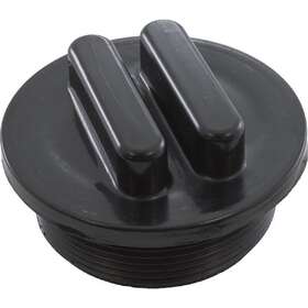 E-19-s2b Praher 2 Inch Mpt Side Mount Valves Plug - Black