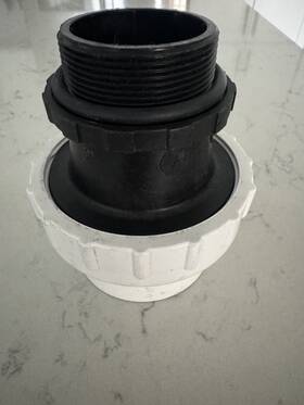 Pra-56-9061 Praher Plastics 2 Inch High Heat Pump Union Mip Skt C/w O-ring Long Neck