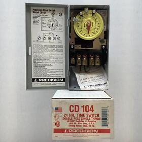 Cd104 Precision General Purpose 24 Hour Double Pole Single Throw Time Switch