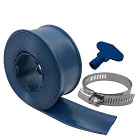 Prm-531hd-cl Puri Tech Pool Backwash And Drain Hose Includes Clamp Key 1.5 In X 25 Ft