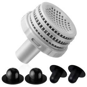 Muy-pushglossy-0458 Pushglossy Set Swimming Pool Water Jet Connectors Replacement Parts Kit 3 Gray