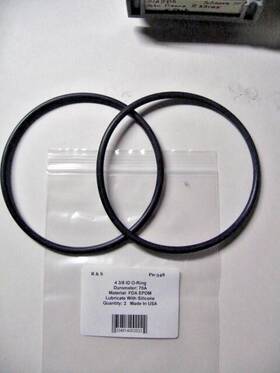 R&s 234814002022 4 3/8 Id X O-rings / 348 Fda Epdm Material