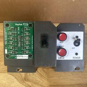 601645 Raypak Boiler Hidelta Pc Control Circuit Board / Lwco Test And Breaker