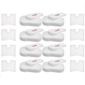 Hz2002-8 Rebirthcare 8 Pack Filter Replacement For Shark Vertex Ultralight Duoclean Powe... Fast Ship