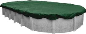 371224-4a Robelle 12 X 24ft Professional Green Winter Oval Pool Cover For Above Ground