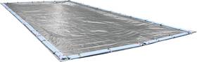551836r-roba Robelle 18 X 36ft Hd Silver Winter Pool Cover For Inground Pools 5ft Overlap