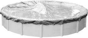 5530-4roba Robelle 30ft Hd Silver Winter Pool Cover For Above Ground Pools 4 Overlap