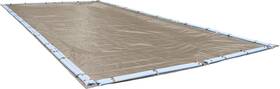 572040r-roba Robelle 20x40ft Pro Tan Winter Pool Cover For Inground Pools 5ft Overlap