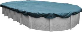581632-4-roba Robelle 16 X 32ft Extra Hd Blue Winter Oval Pool Cover For Above Ground Pools