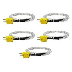 Kts-3mmc-5p Rocon Technology Ltd Set Of 5pc K Type Thermocouple Probe Temperature Sensors Exposed Tip With Mini