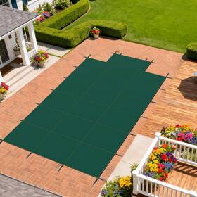 Rs-tfer1640c-1-fba Royal Shade Safety Pool Cover For Inground Pools Hd Winter Mesh 16x40