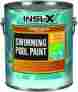 Rp2710 Insl-x Swimming Pool Paint Satin Rubber-based Decorative Coating Masonry White 1 Gal 5408381723085