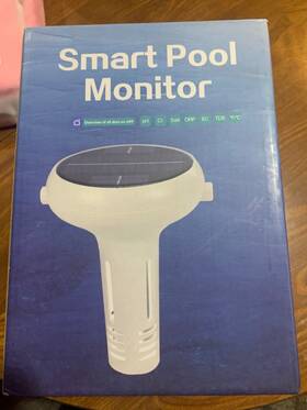 X0047115xp Ryakka Floating Smart Pool Monitor Newest Water Testing 7-1 Wifi App