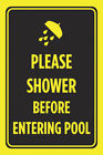 S338-icp-single-metal Icandy Combat Please Shower Before Entering Pool Yellow 710552716204