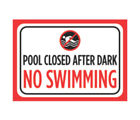S572-icp-single-metal Icandy Combat Pool Closed After Dark No Swimming 710552742241