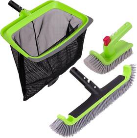 P1020 Sepetrel Deluxe Swimming Pool Cleaning Kit Including Rubber Edge Green