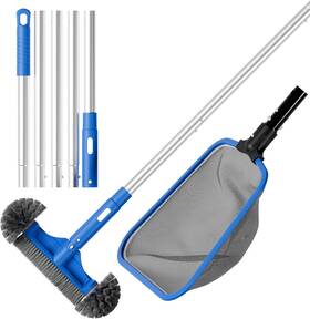 Sg2401 Sepetrel Deluxe Swimming Pool Cleaning Kit Including Half-deep Fine Mesh