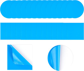 Shitailu 30 Pieces Self-adhesive Pvc Repair Patch Vinyl Pool Kit