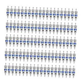 Sid-0117 Sidmile 100pcs Hvac Schrader Valve Core Kit For R410 R32 R22 Refrigerant High