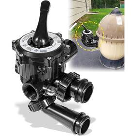 S240 Sixcow 610377034975 Side Mount Multiport Valve 1.5 Inch Plumbing Fits Hayward S200/s240 Filters