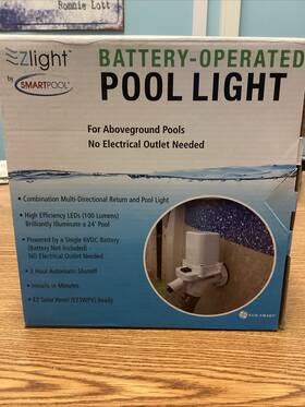 Ez2420 Smartpool Zlight By Above Ground Light Battery Operated