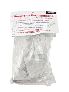 St1970ch Snap-tite Escutcheons Two Piece Together Escutcheon Chrome