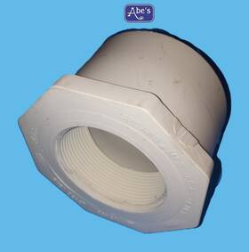 838-338 Spears Schedule 80 Pvc Reducing Bushing 3 Inch Spigot To 2 Fnpt