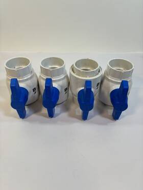 2622-020 Spears Manufacturing Co. 2 Inch Slip Pvc Utility Ball Valve 850 Lot Of 4