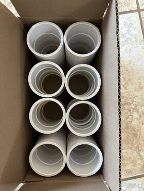 429-020 Spears Manufacturing Co. Box Of 16 Lasco Schedule 40 Pvc 2 Inch Slip Couplings