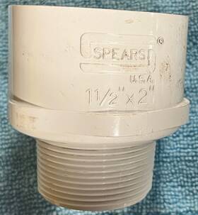 436-213 Spears Manufacturing Co - Tcg 436213 Lot Of 6 1.5-inch To 2-inch Sch 40 Reducing Male Adapter