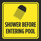 Sq175-metal-6pack Icandy Combat Shower Before Entering Pool Print Yellow 693614739413