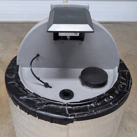 Sts30gc Stenner 30 Gallon Chemical Tank Uv Grey Pool Chlorine