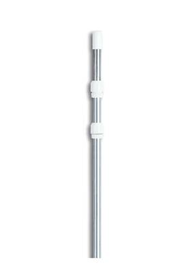 30925647 Swim Central 12ft Silver Colored Hydrotools Adjustable Swimming Pool Telescopic Pole For