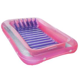 9052 Swimline Suntan Tub Classic Inflatable Tanning Lounge Float With Adjustable