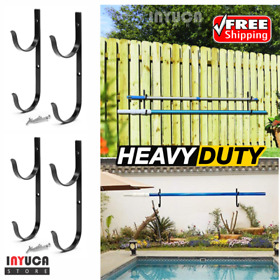 4336594522 Swimming Pool Poles Hooks Hanger Skimmer Garden Tools Equipment Aluminium