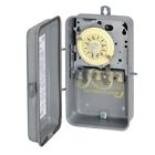 T106r Intermatic Mechanical Timer Time Clock In Metal Gray 078275104280