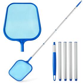 Tuqwwjg9l Tavaleu Pool Skimmer - Net With 5 Poles Blue