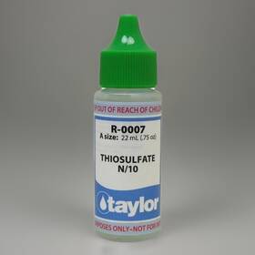 R-0007-a Taylor 840036000366 .75 Oz Thiosulfate N/10 Dropper Bottle -