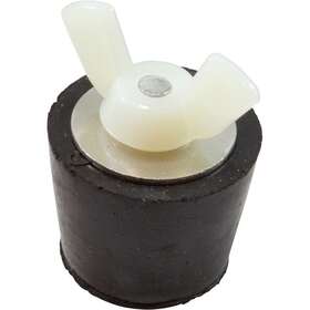 Technical Products 682470423321 #6 Winter Plug For 1 Inch Fitting 1.2 Nylon Wingnut Rubber