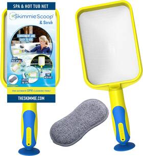 The Skimmie 860008048967 Scoop - Patented Handheld Skimmer With Fine Mesh Net For Yellow