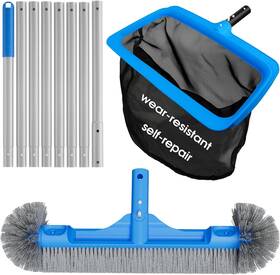 Bntz006 Tidymister Pool Cleaning Kit Full Set - 17.5ftft Self-repair Nylon Net Fine Mesh &