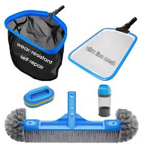 Bntz007 Tidymister All In One Pool Cleaning Kit - 18ftft 5-in-1 Set Without Pole Blue