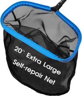T217-4 Tidymister 20ftft Self-repair Pool Skimmer Net Cleaning With Heavy Duty Nylon