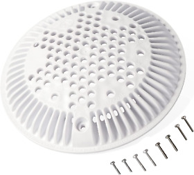 Tongass 8inch Bottom Main Pool Drain Cover Replacement For Inground Pools Compatibl