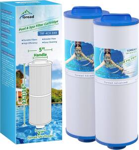 Fil50-5d13h15fct-3 Toread Trf-4ch-949 4ch-949 Spa Filter Replaces Pww50l Filbur