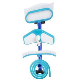 Trademark Innovations 811180037096 Swimming Pool Cleaning Supplies Rack Organizer Hanger Caddy
